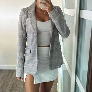 Abercrombie Plaid Blazer